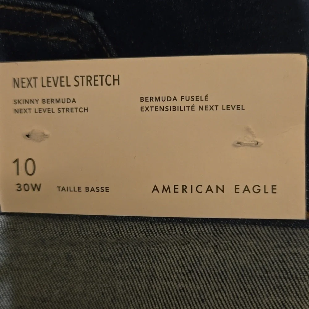 Womens American Eagle Skinny Bermuda Shorts Size 10 NWT - Picture 8 of 9